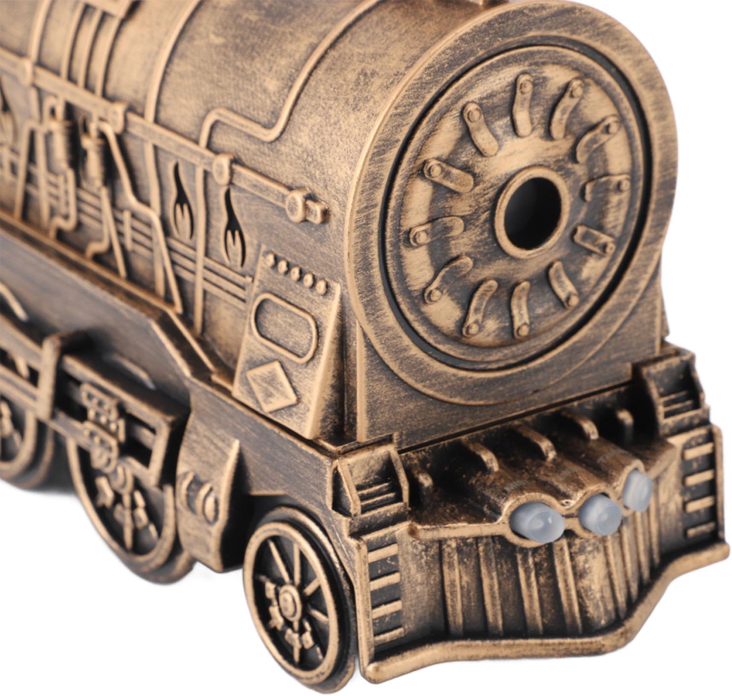 Train Shape Humidifier, Dual Mist Outlets 300ml Capacity Cool Mist Diffuser with 2/8 Hours Timer, for Bedroom Office Desktop