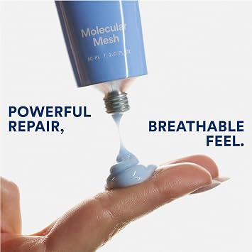 Experiment Molecular Mesh Barrier Repair Face Moisturizer - Soothing Lightweight Face Cream for Strength, Redness, Irritation - Ectoin, Phytosphingosine, Centella 2 FL OZ - Vegan for Sensitive Skin