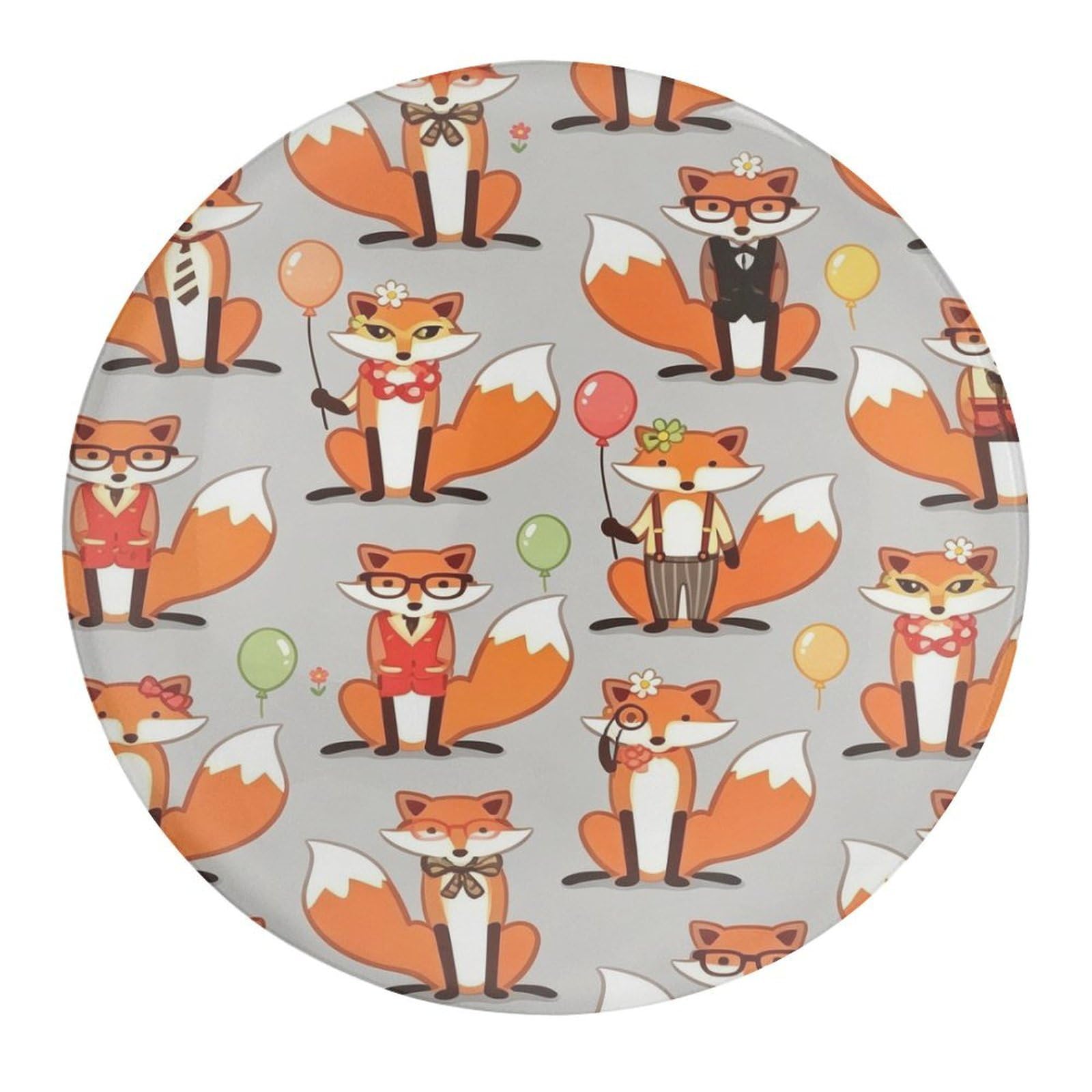 Fekiloot Style Fox Refrigerator Magnet Fridge Magnet4 Pcs