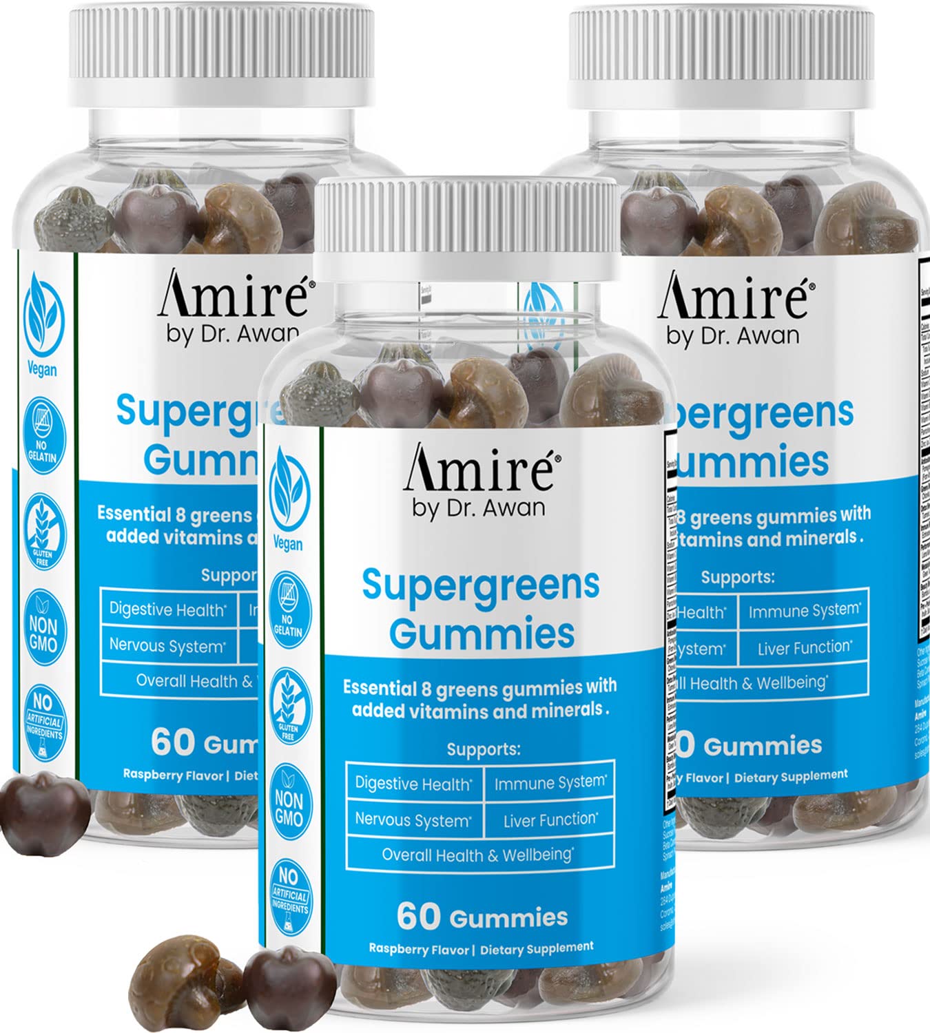 Amire by Dr. Awan Super Greens Gummies