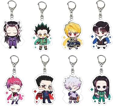 Amazon.co.jp: [OrcoW] ハンターハンター キーホルダー 8個セット ゴン