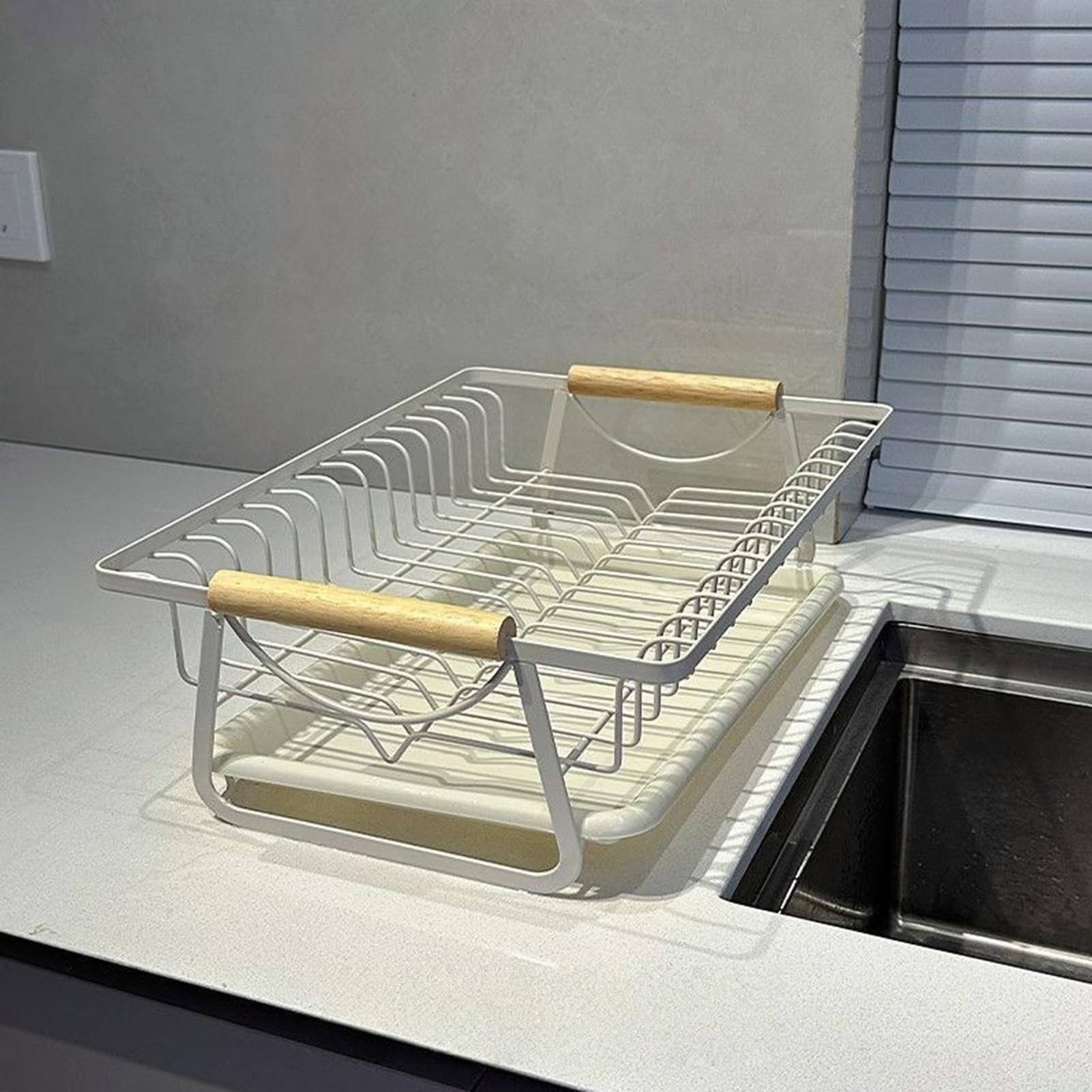 Generico Scolapiatti Cucina Organizer Grande Resistente Alla Ruggine