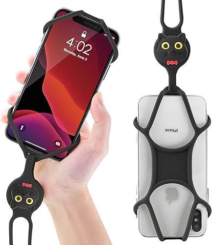 Cordón para llevar teléfono celular + soporte de cuello 2 y protector de teléfono 2