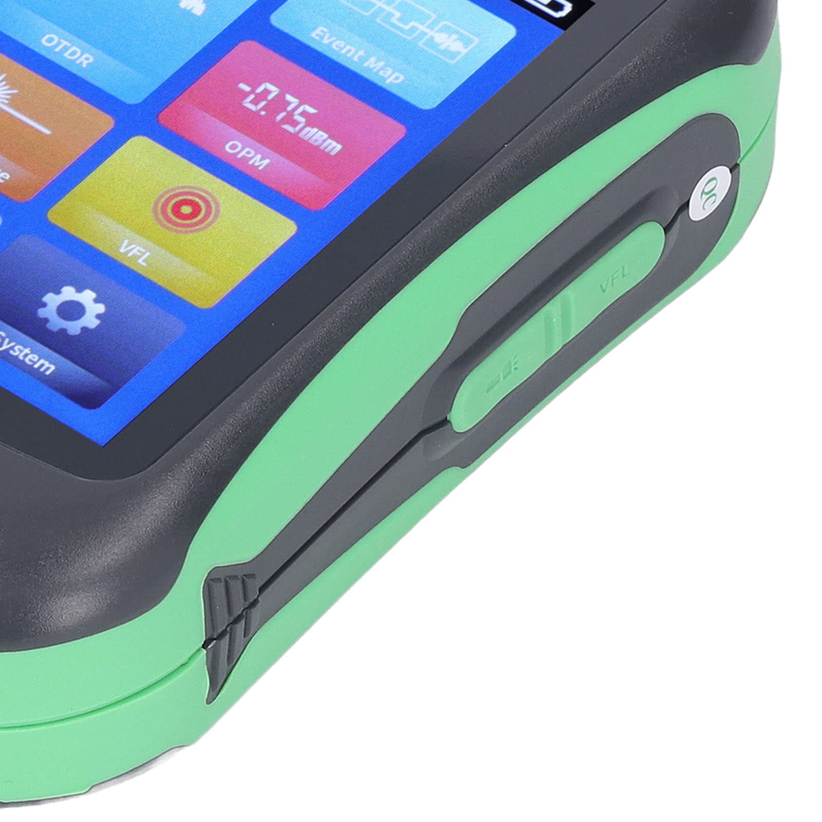 Tester Ottico in Fibra Pro - Misuratore di Potenza Ottica in Fibra 1550nm 10mw 80km 20dB, Misuratore di Potenza Ottica OTDR Visual Fault Locator con Touch Screen a Colori