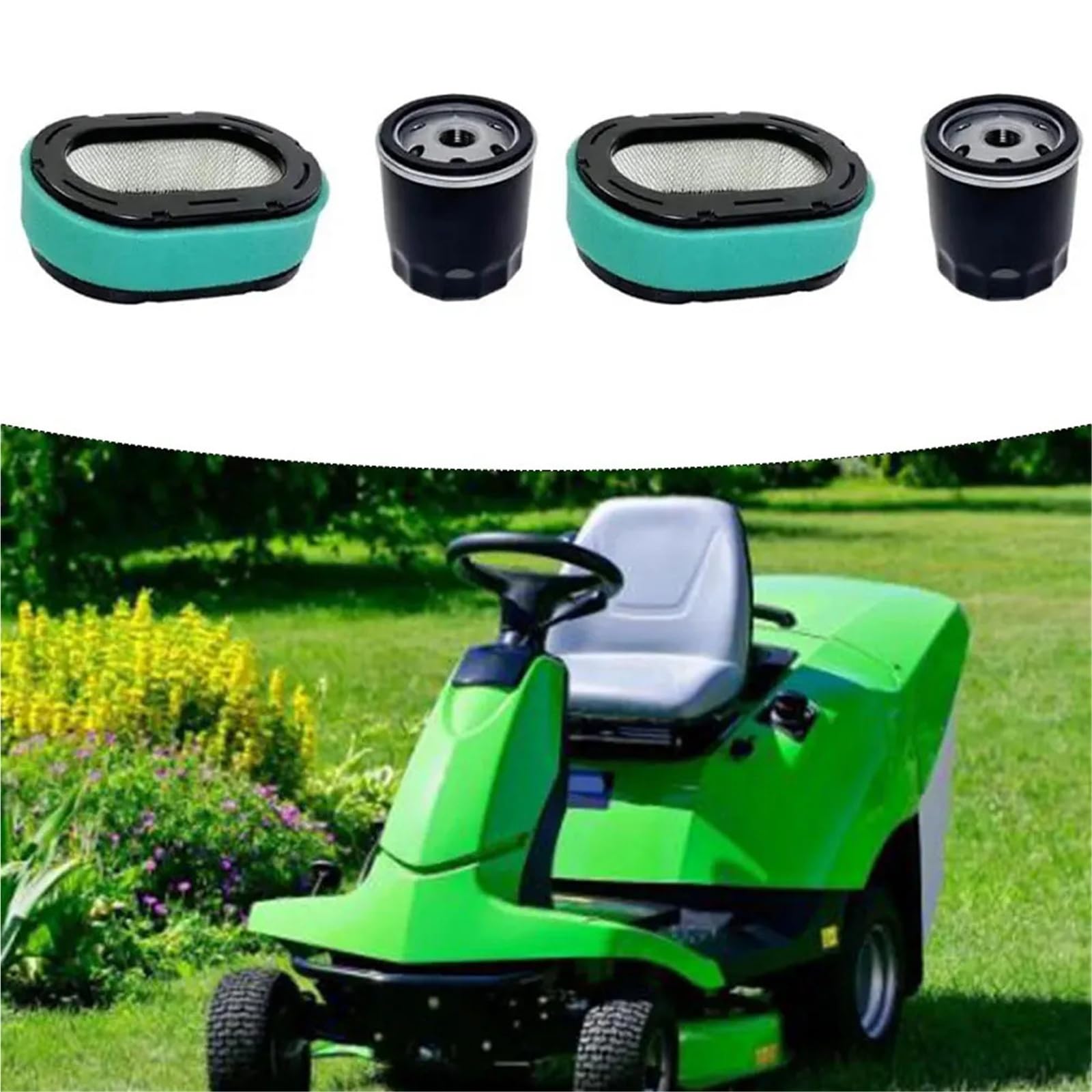 32 083 09-S Kit de Filtro de Aire y Aceite | Piezas de repuesto del motor compatibles con cortacésped KT715 KT725 KT730 KT735 KT740 KT745