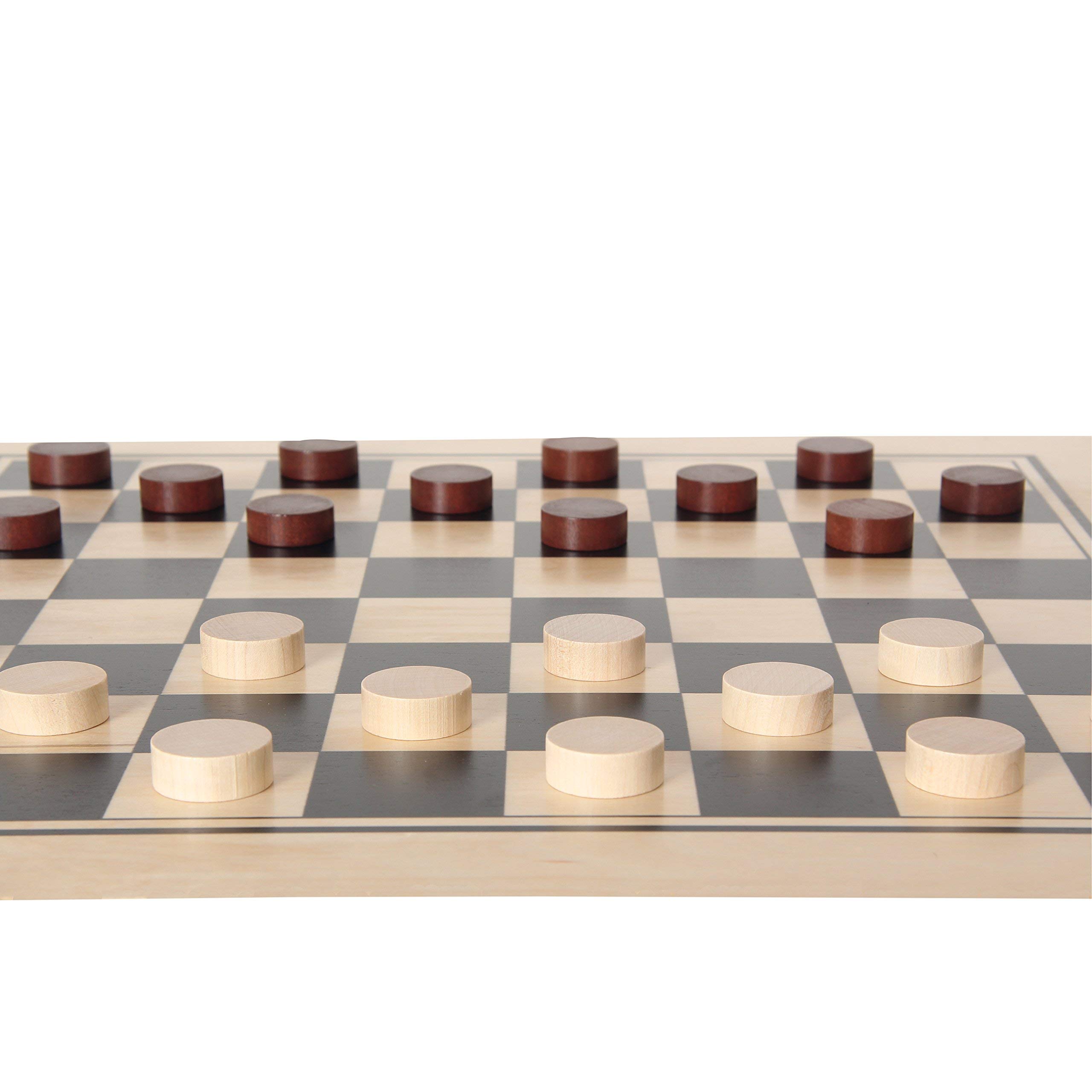 Bartl 107349 - Gioco da tavolo per macina e signora, grande, in legno, formato XXL, 50 x 50 cm, ideale per bambini e anziani