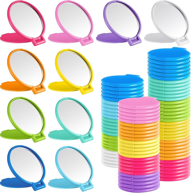 Espelhos compactos Juexica dobráveis com suporte de mesa, 180 unidades