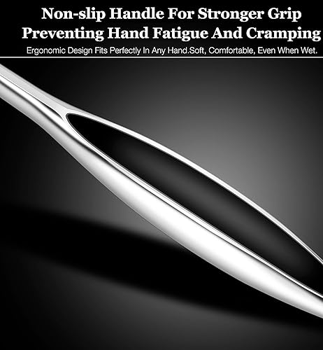 Miniatura 6 de Aliglow Martillo Ablandador de Carne, Herramienta Machacadora Para Ablandar Bistec, Carne de Res y Aves, Mazo de Doble Cara Resistente con Mango