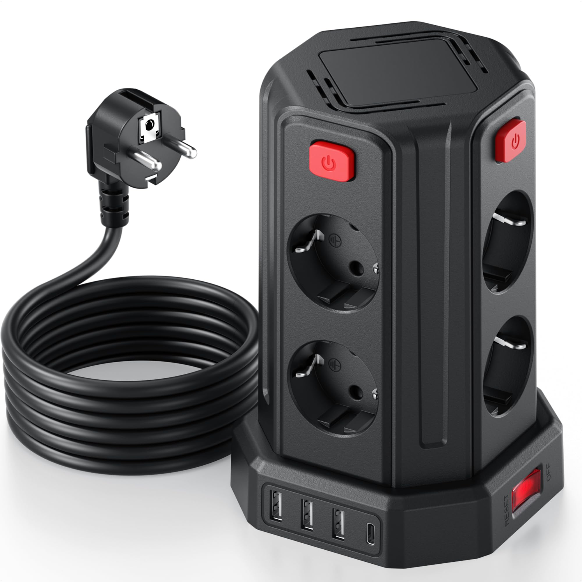 Steckdosenleiste mit 4 USB