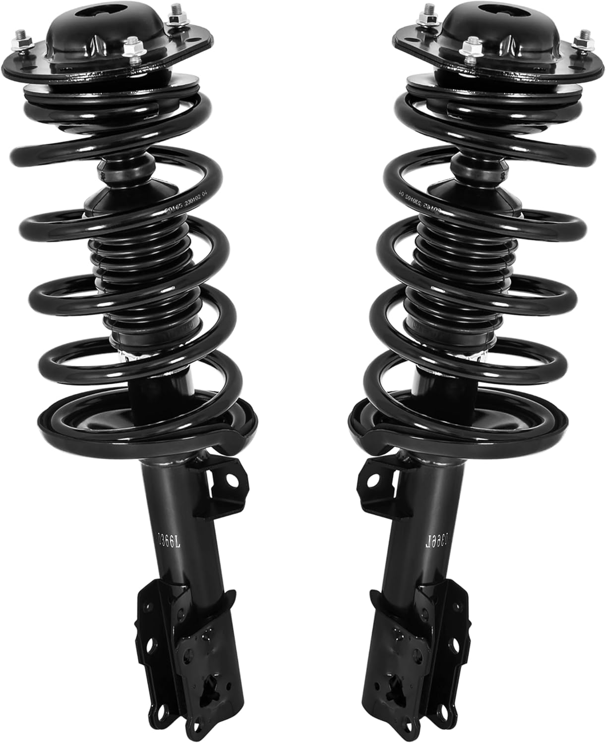 Front Left & Right Complete Struts Shocks 172199 172200 Compatible with 2004-2011 Chevy Malibu, 2007-2009 Saturn Aura, 2005-2010 Pontiac G6 Front Shock Absorbers
