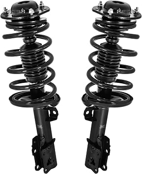 Front Left & Right Complete Struts Shocks 172199 172200 Compatible with 2004-2011 Chevy Malibu, 2007-2009 Saturn Aura, 2005-2010 Pontiac G6 Front Shock Absorbers
