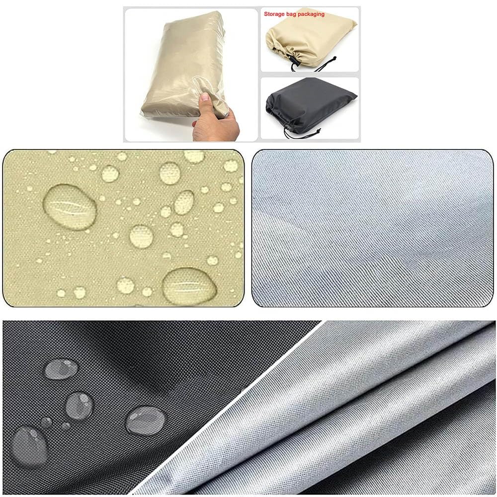 Copertura Superiore per Dondolo da Giardino 2-3 Posti, Impermeabile Tettuccio per Dondolo 142x120cm 164x114cm 190x132cm 195x125cm 249x185cm Telo Ricambio(Dark Green,195x125cm/77x49in)