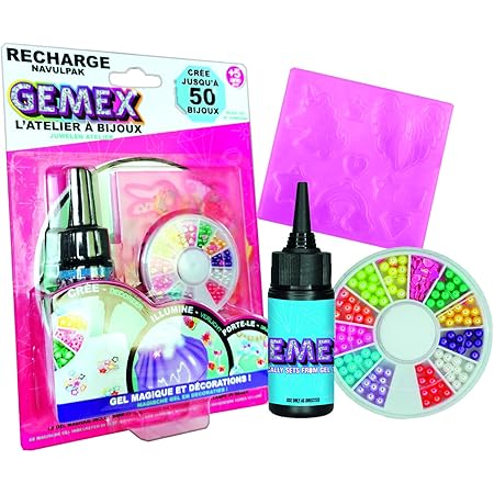 Gemex La Recharge L Atelier Pour Creer Son Propre Et Unique Bijoux En Moins De 3 Min Vu A La Tele Amazon Fr Jeux Et Jouets
