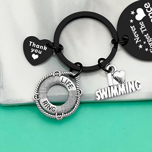 Miniatura 2 de Regalos de entrenador de natación para hombres, llavero de entrenamiento de natación, regalo de agradecimiento para profesor de natación, instructor
