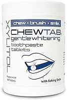 Vista 1 de Chewtab - Pastillas de pasta de dientes blanqueadoras suaves, 180 unidades de recarga (menta perina)