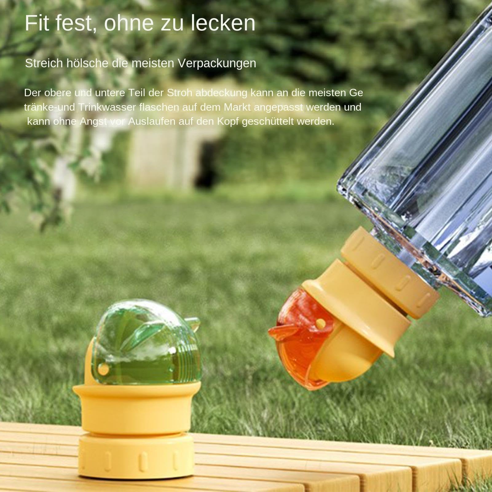 Trinkflaschendeckel Für Kinder - Trinkflaschen-Deckel Mit Strohhalm Kinder | Silikon-Wasserflaschenadapter | Schnabeltassen-Deckel Für Die Meisten Standardflaschen | Flaschenaufsätze Für Kinder
