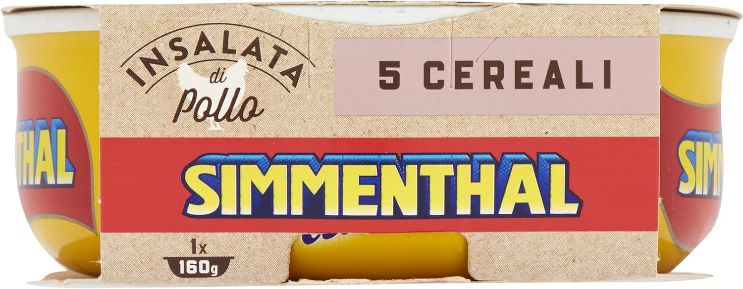 6x Simmenthal - 5 Cereali: Hähnchenbrustsalat mit 5 Körnern und ausgewähltem Gemüse, 160 gr + Italian Gourmet polpa 400g