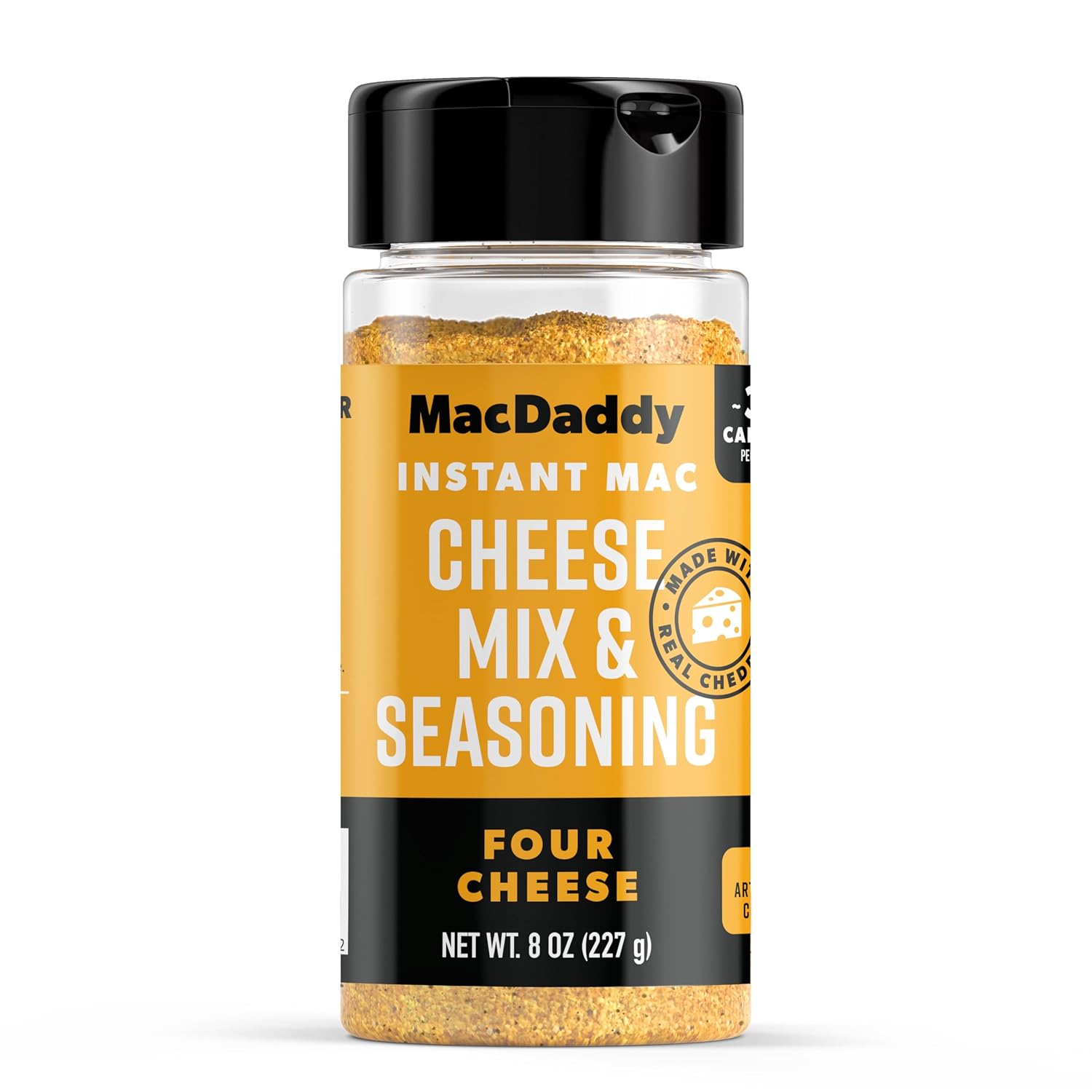 MacDaddy Four Cheese Powder Quick Easy Mac and Cheese