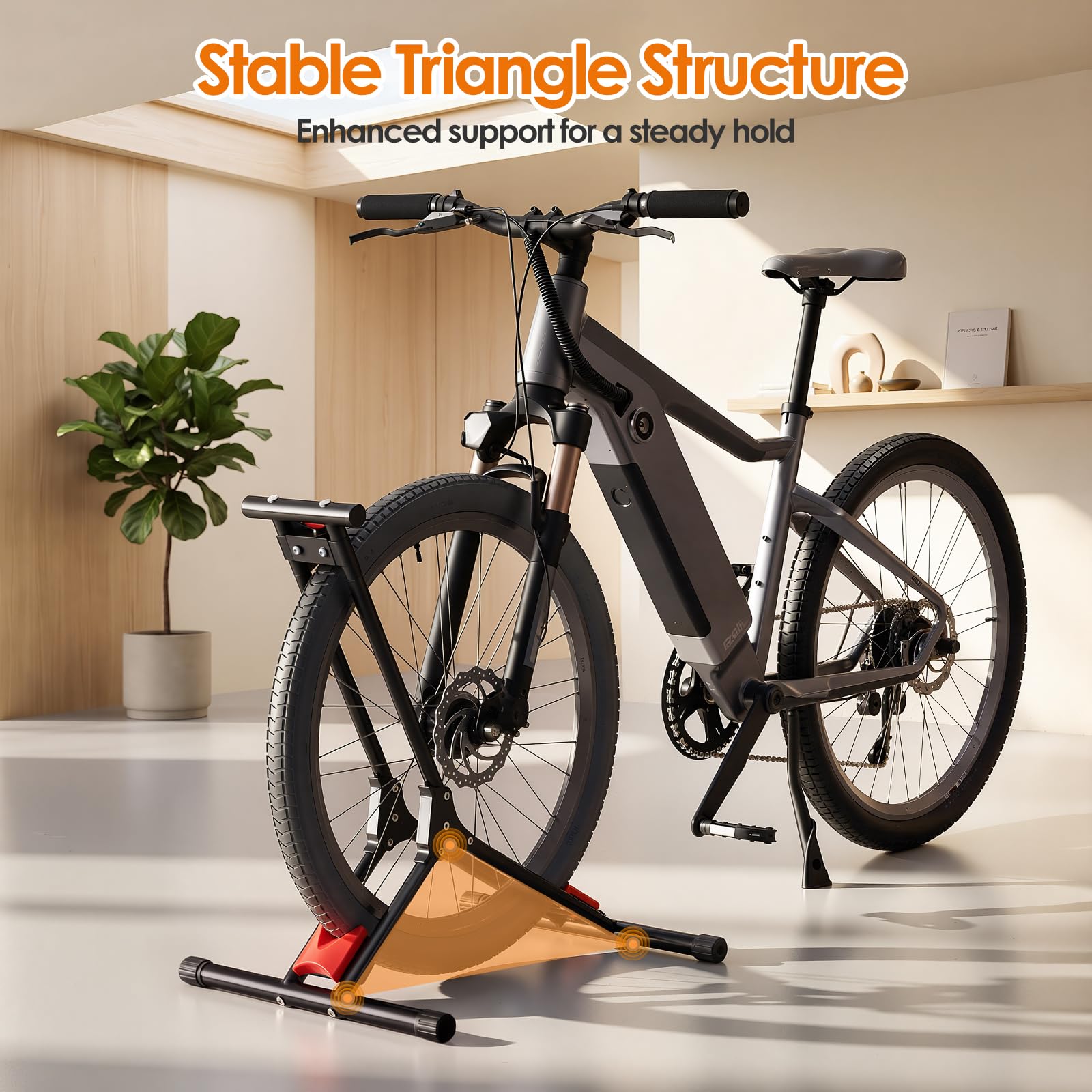Housolution Boden-Fahrradständer 20–29 Zoll MTB & Rennrad, 1er-Pack