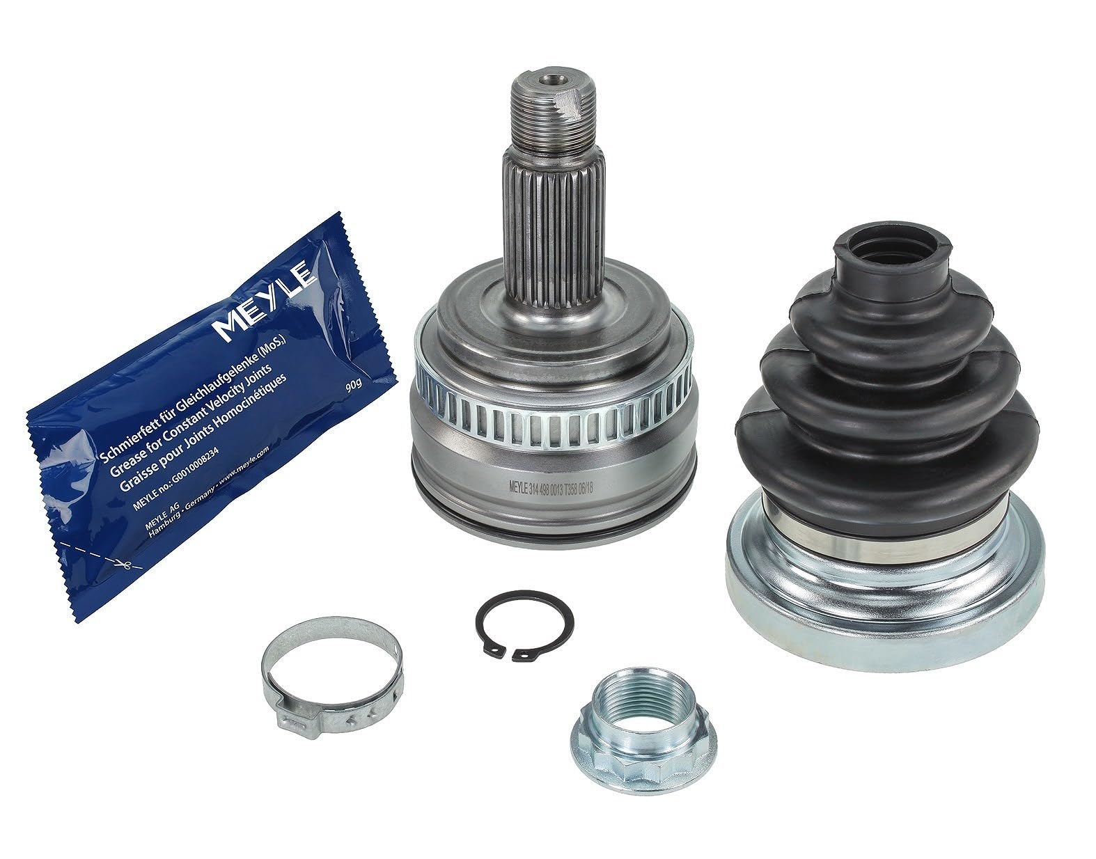 Meyle 314 498 0013 Drive Shaft Joint Kit Rear Wheel Side 126mm Length Fits BMW