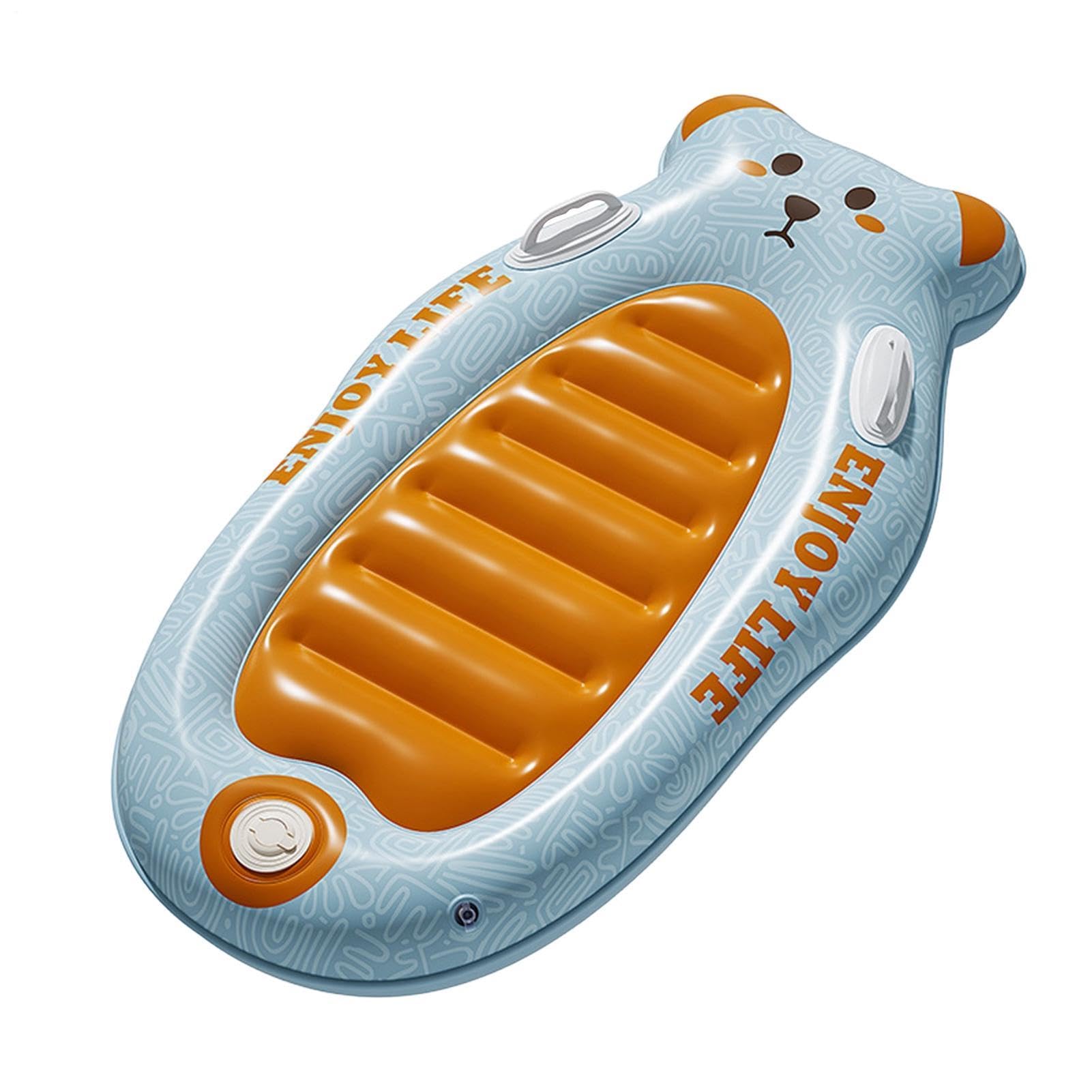 Planche de surf gonflable pour avec poignées | Planche de bodyboard pour enfants, lac, parc aquatique, camp d'été, voyage, toboggan aquatique