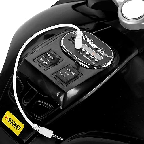 Miniatura 5 de Festnight Auto eléctrico de motocross de 12 V para niños auto eléctrico para niños auto eléctrico a pilas juguete para niños de 3 a 6 edades color