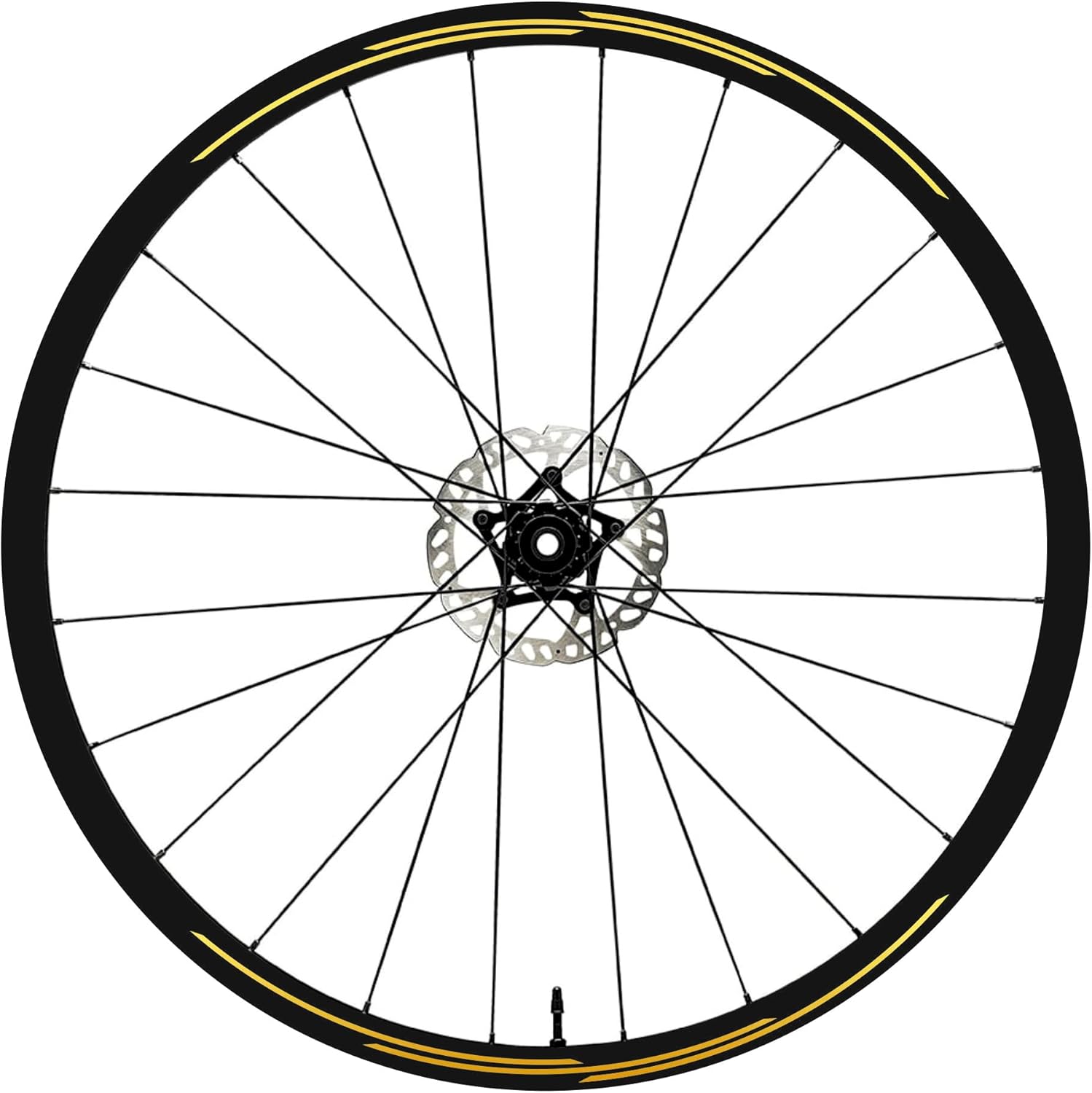 DualColorStampe Autocollants pour jantes de vélo 26" 27,5" 2829" Pouces Roue de Vélo VTT