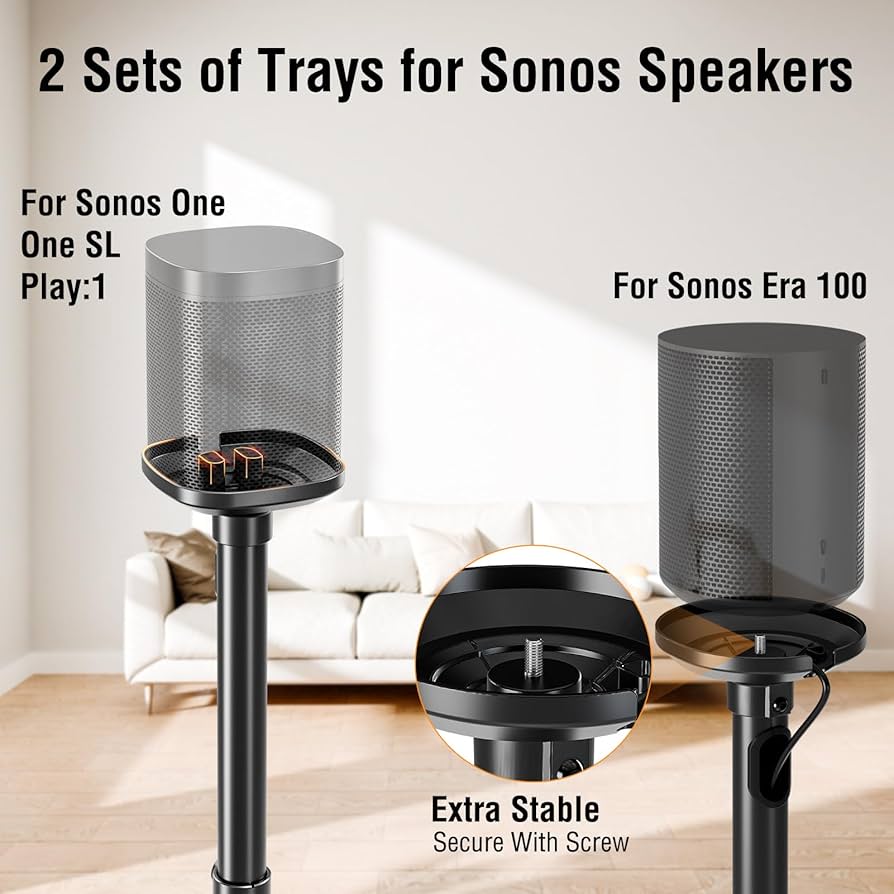 Amazon.com: ELIVED Speaker Stands for Sonos Era 100 and