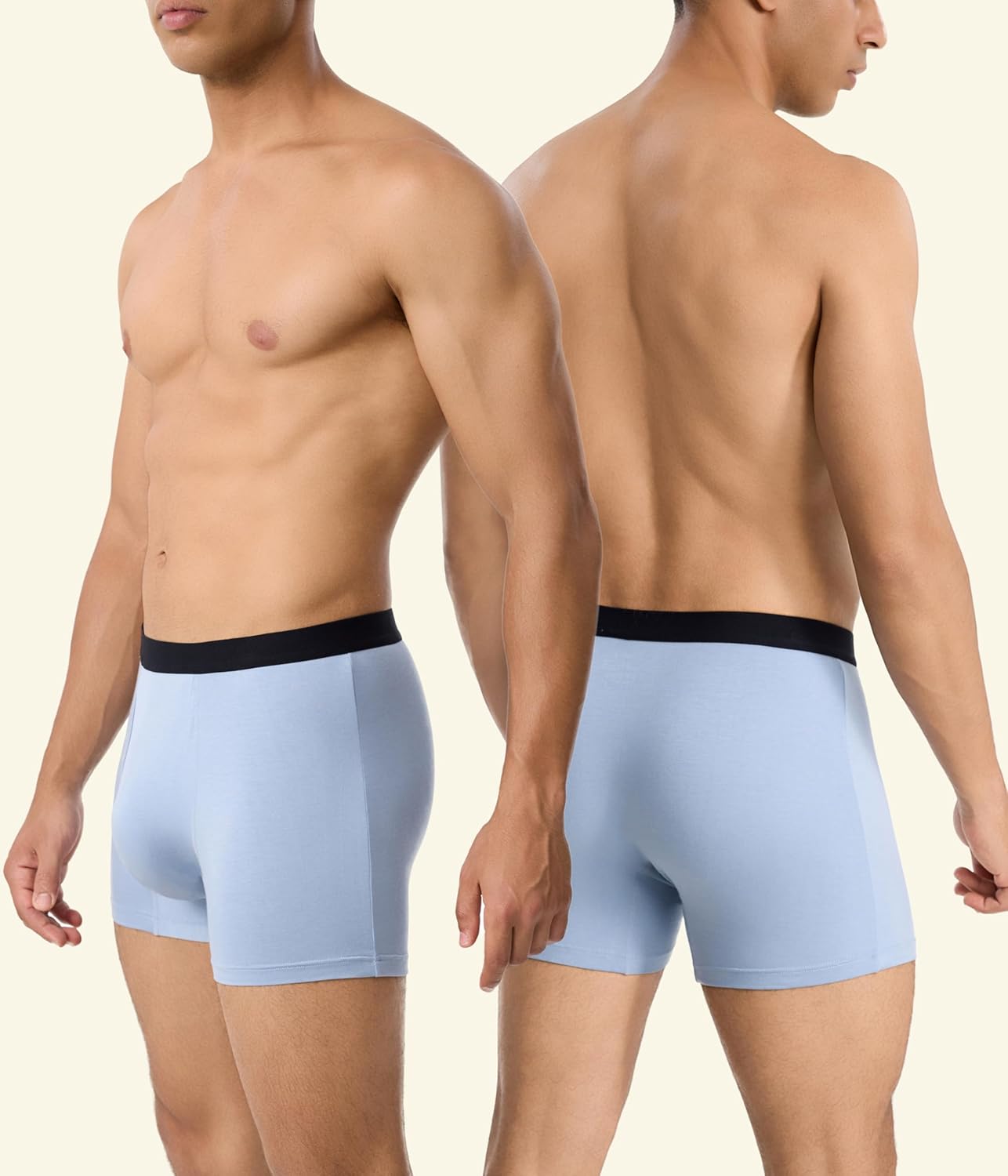 Incontinence Underwear for Men, 50ml Reusable Washable Leak-proof Absorbent Boxer Briefs with Fly, 5 Pack - Image 2