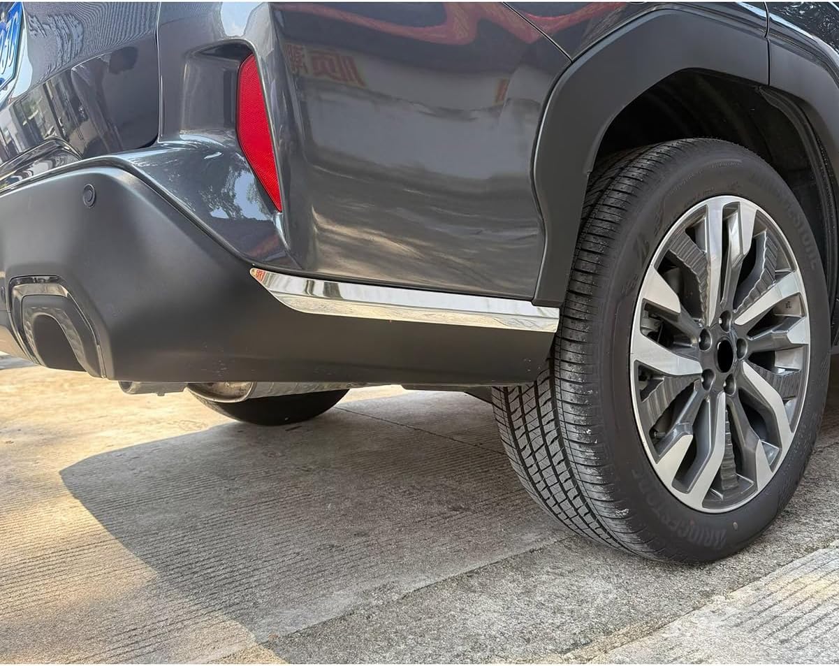 Beautost Fit for Subaru New Forester 2025 2026 Front+Rear Bumper Corner Protection Cover Trims Stainless Steel