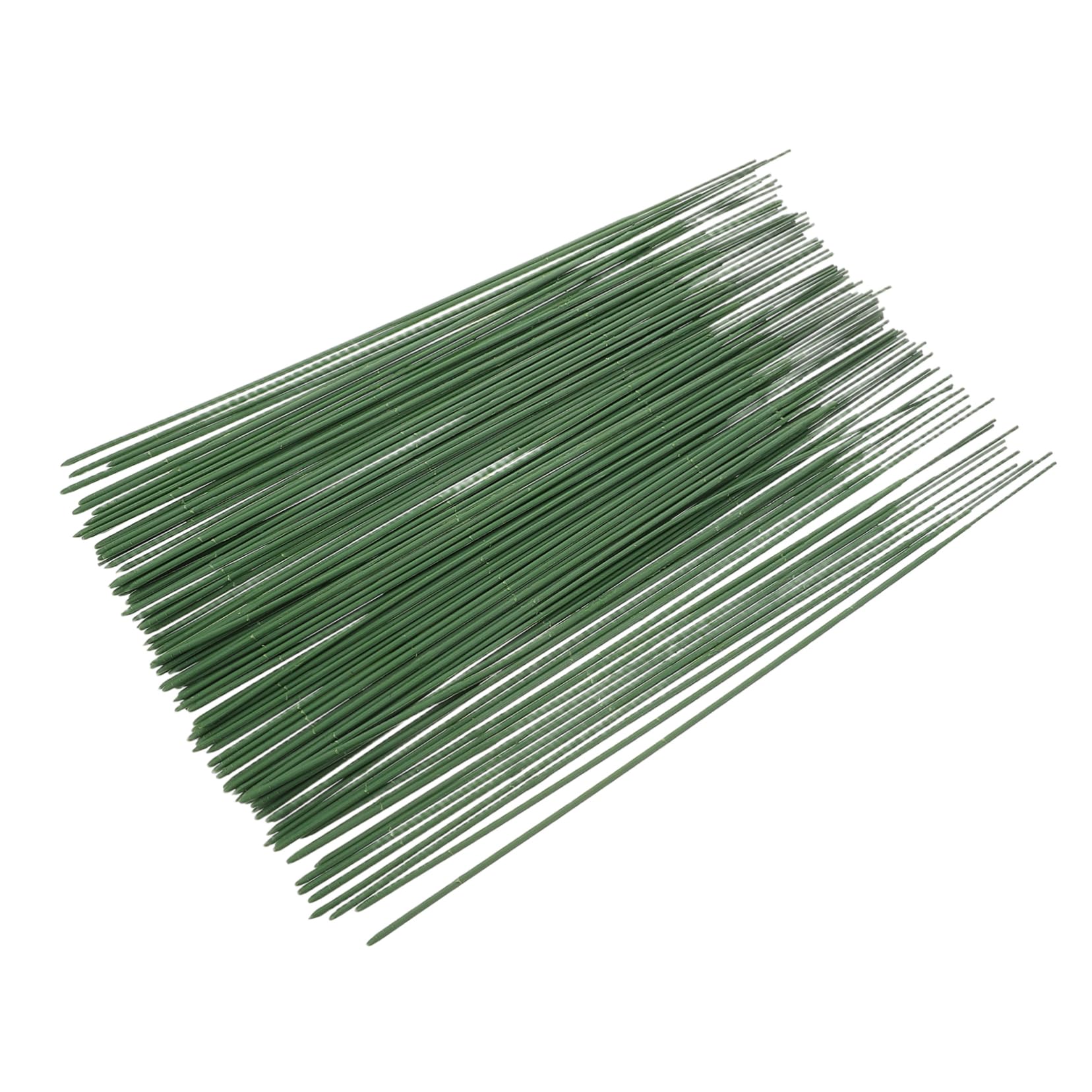 VILLCASE DIY Flower Arranging Wire 100pcs 25cm Artificial Stems Craft Floral Wire Flower Bouquet Accessories