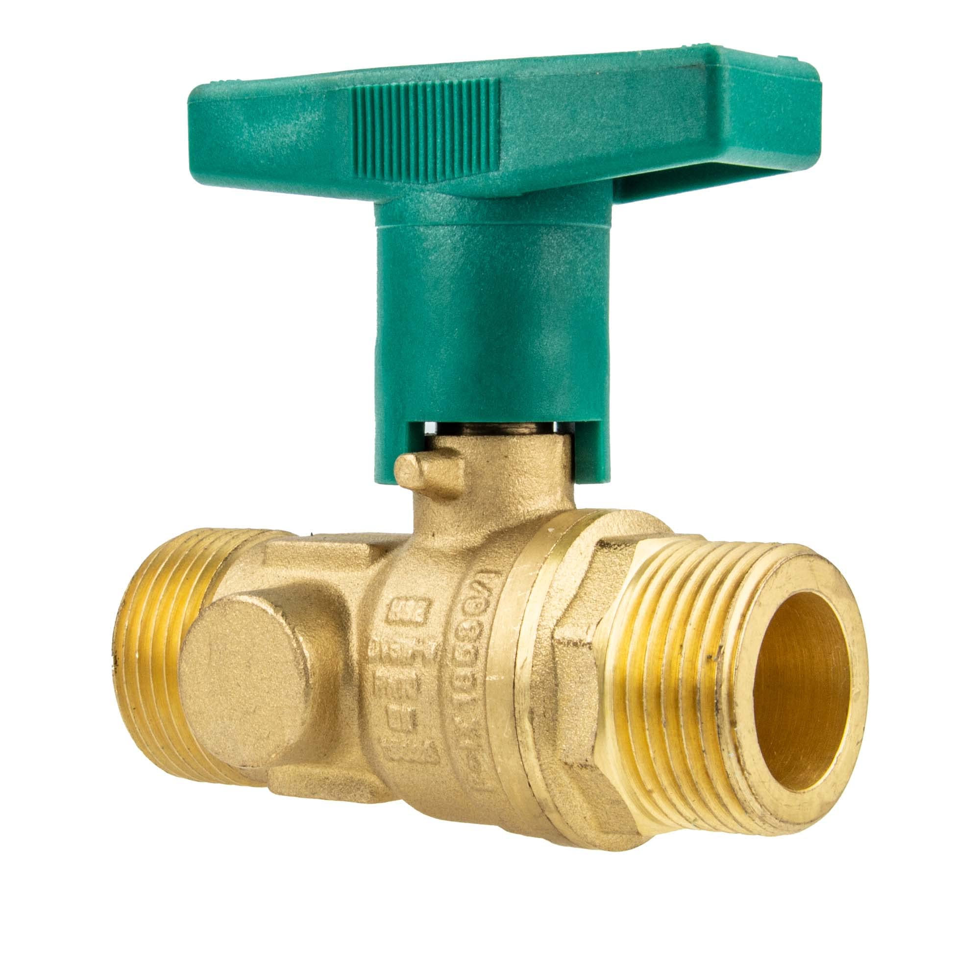 Válvula de bola DN20 1" llave de paso para agua potable con rosca exterior macho