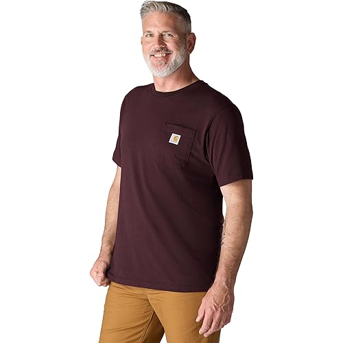 Carhartt Men's Loose Fit Heavyweight Short-Sleeve Pocket T-Shirt