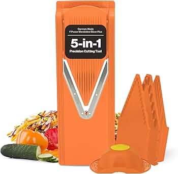 Amazon.com: Swissmar Borner V-1001 V-Slicer Plus Mandoline 5 Piece