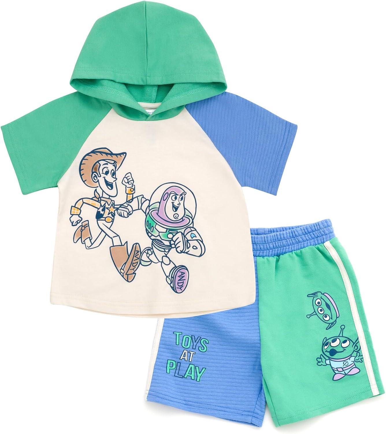Disney Pullover Hoodie and French Terry Shorts Newborn to Little Kid Sizes (Newborn - 5)