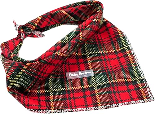 Vista 4 de Bandana para perro, 1 bandana de Navidad, bufanda de baberos para niña, pañuelo suave de vacaciones para perros pequeños, medianos y grandes, regalo