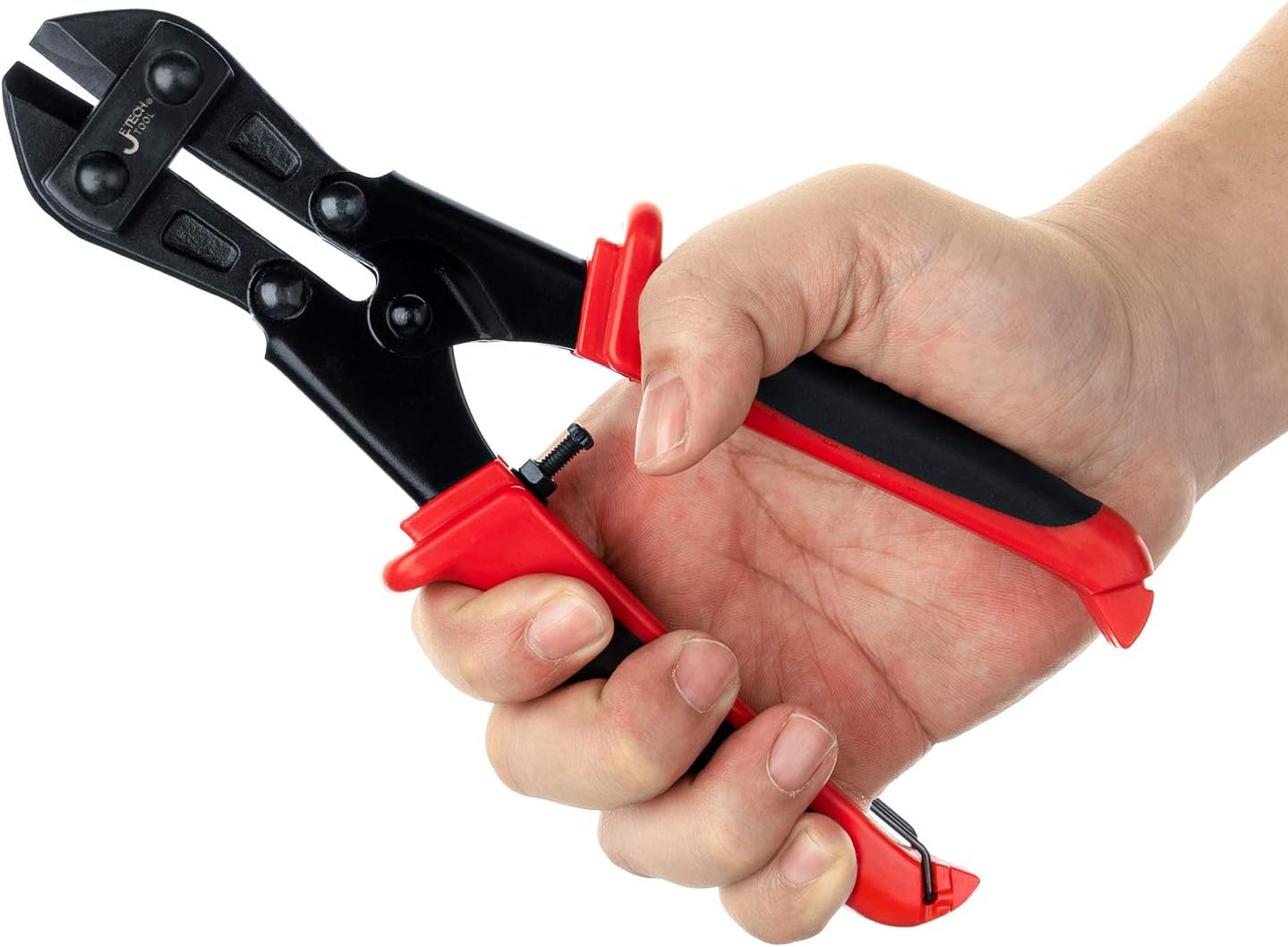 Jetech 8 Inch Heavy Duty Bolt Cutter, Heat-Treated Cr-V Alloy Steel Blades, Suitable for Rods, Steel Wires