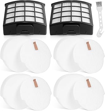 AZ1810 Vacuum Filters for Shark Vertex Duoclean Upright Cleaner | For Shark Vertex Duoclean Upright Cleaner AZ1810, Including 2 HEPA Post Motor Filters, 4 Foam Filters And 4 Felt Filters