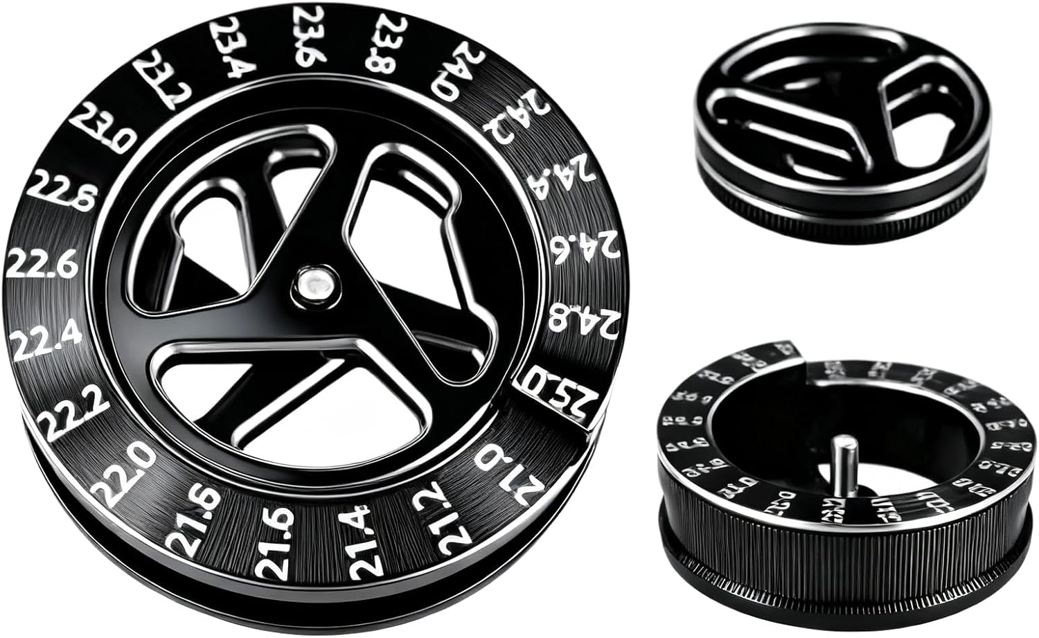 RC Chassis Sag Gauge Measuring Device Range 21-25mm for 1/10 on-Road Touring Car Maintenance Upgrade