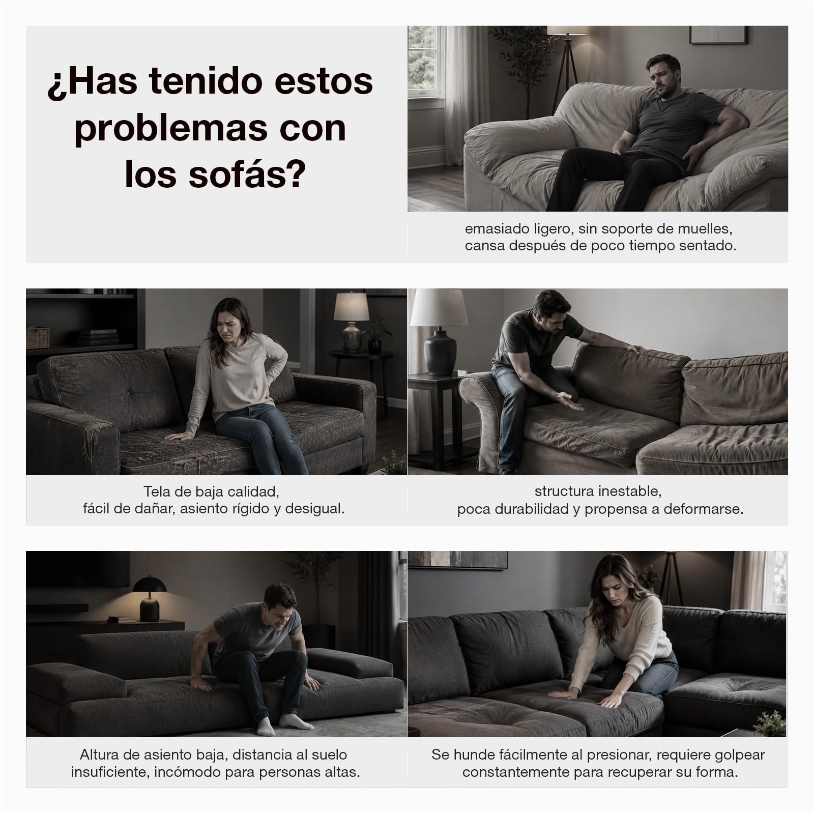 Novilla 270 cm Sofá Esquinero Modular Componible 3 Plazas en Terciopelo | Muelles Ensacados Smarts Coil®, Sin Montaje, Terciopelo Acanalado, 5 Cojines Incluidos