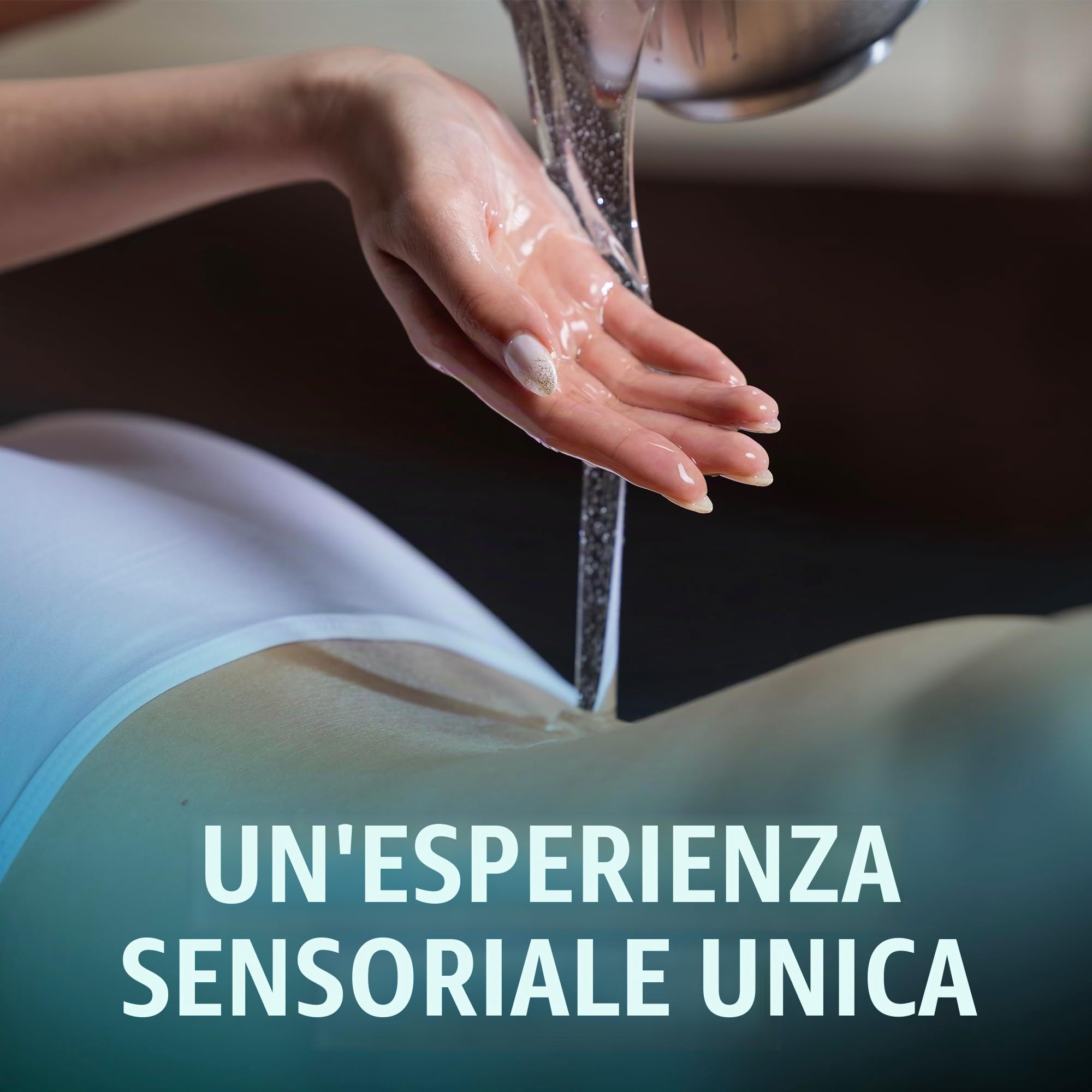 Gel da Massaggio Nuru 5000ml, Alternativa all Olio da Massaggio, Aloe Vera Bio, Alga, Te Verde, Liquirizia e Vitamina B5, Base Acqua, Senza Parabeni e Glicerina, Formula Corpo a Corpo