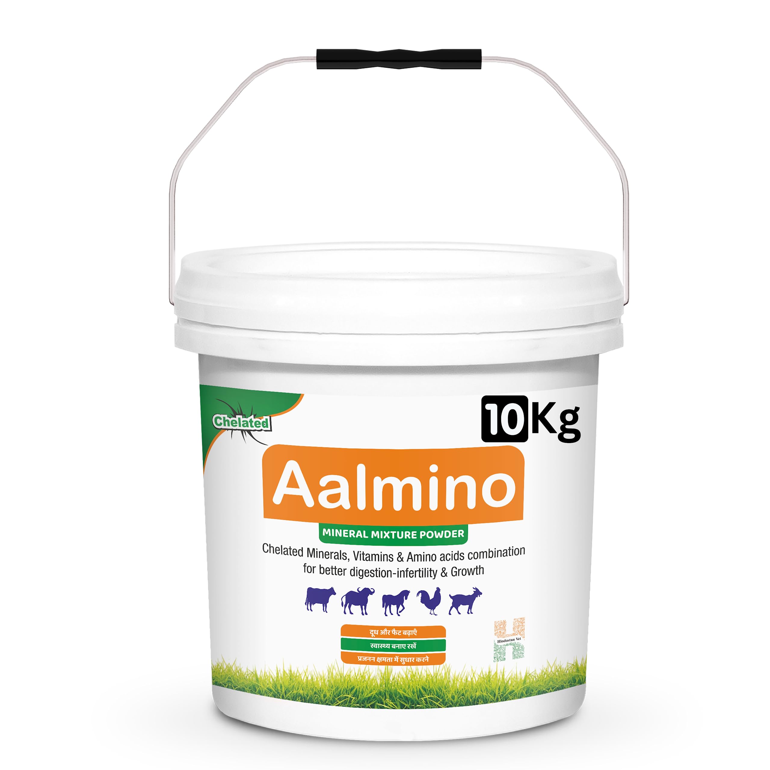 Aalmino Chelated Mineral Mixture for Cow| Buffalo| Sheep| Goat| Horse| Poultry Pet Health Supplements (10 KG - Bucket) (B0CG2G66SS) Amazon Price History, Amazon Price Tracker