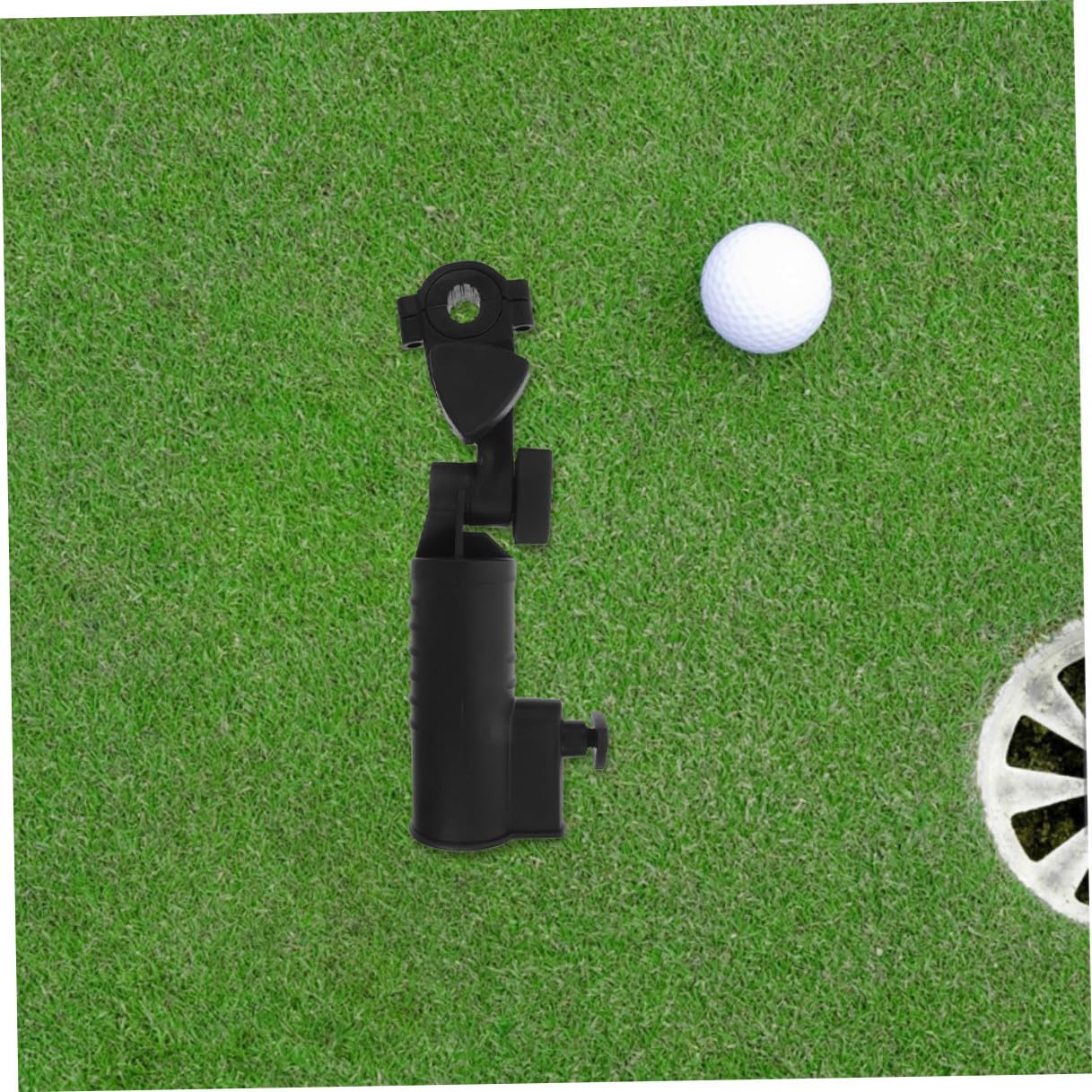 BESPORTBLE 2 Stück Pack Verstellbare Golf Schirmhalter aus Robustem Kunststoff Universelle Halterung für Golftrolleys Elektromobile Kinderwagen und Outdoor Aktivitäten