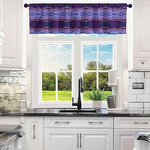 Miniatura 10 de Erosebridal Cortinas para ventana de cabina de teléfono, cortinas de cenefa Londres Big Ben, cenefas opacas con temática británica, cenefa HePattern