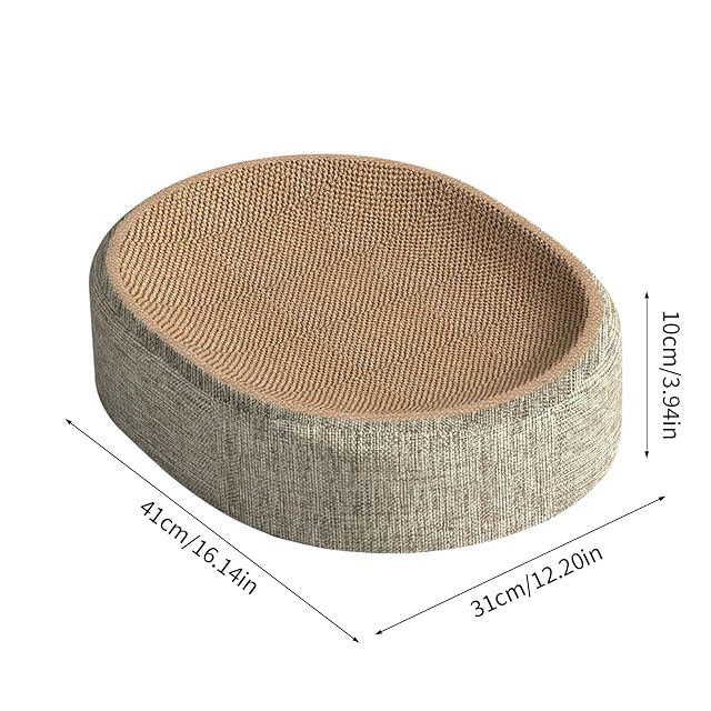 Foto 7 de 8 de Oxxggkao Poste ergonómico para gatos con forma cóncava para diferentes posturas de sueño