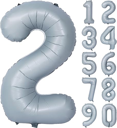 Vista 274 de 40" Macaron purple Number Balloons Helium Foil Mylar Balloon Birthday Party banquet Decoration 9