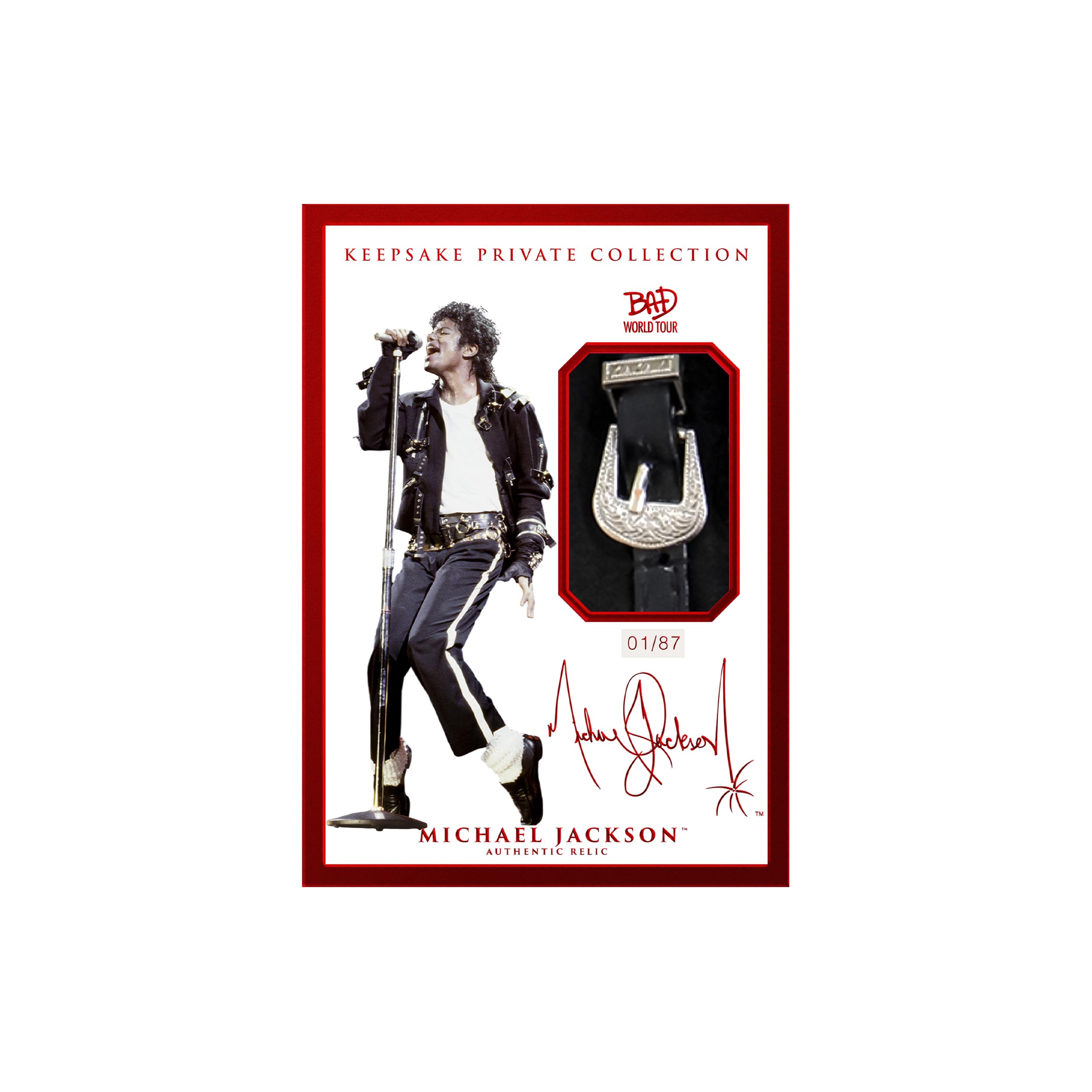 Amazon.com: Michael Jackson Bad World Tour Keepsake Premiere Hobby