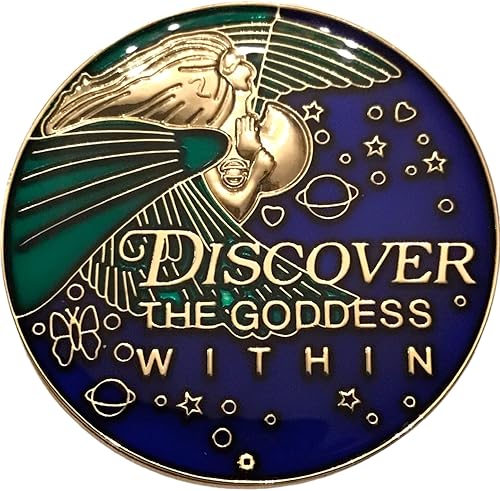 Descubre The Goddess Within AA, NA, Al-Anon, Medallion, Chip, Token, Coin