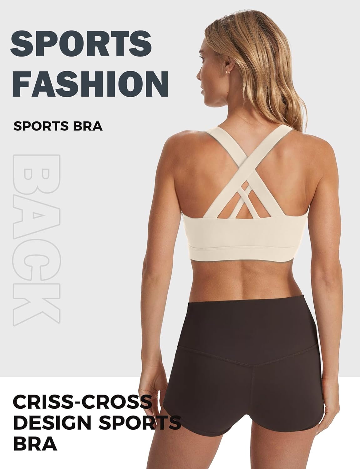 Discover Comfort: Buauty Criss Cross Sports Bras for Active Women