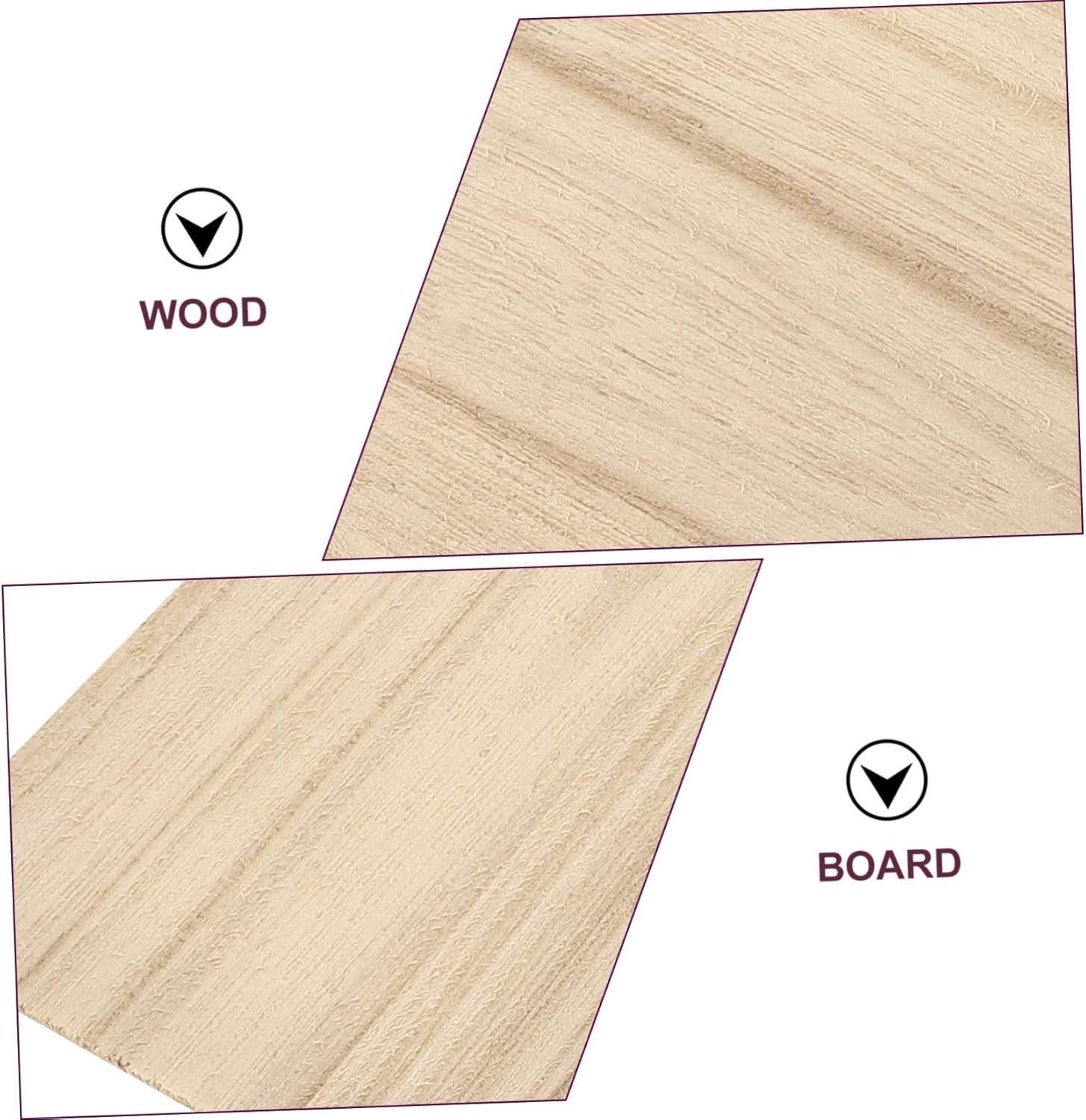 Toyvian 10-Piece Taekwondo Breaking Boards Set Professional Thick Performance Planks 0.3cm and 0.9cm Training Accessory for Martial Arts Practice